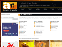 Tablet Screenshot of annuairedelaradio.com